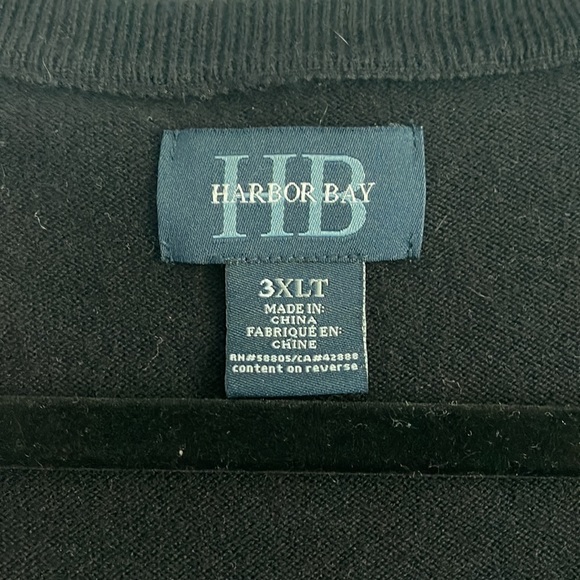 Mens V Neck Sweater 3XLT - Picture 3 of 8